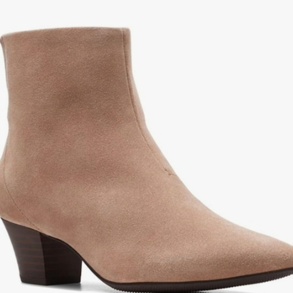 Clarks Women's Teresa praline suede low heel ankle Boots size 11 brand new - Picture 9 of 9